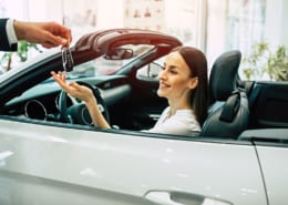 rental car insurance for a woman