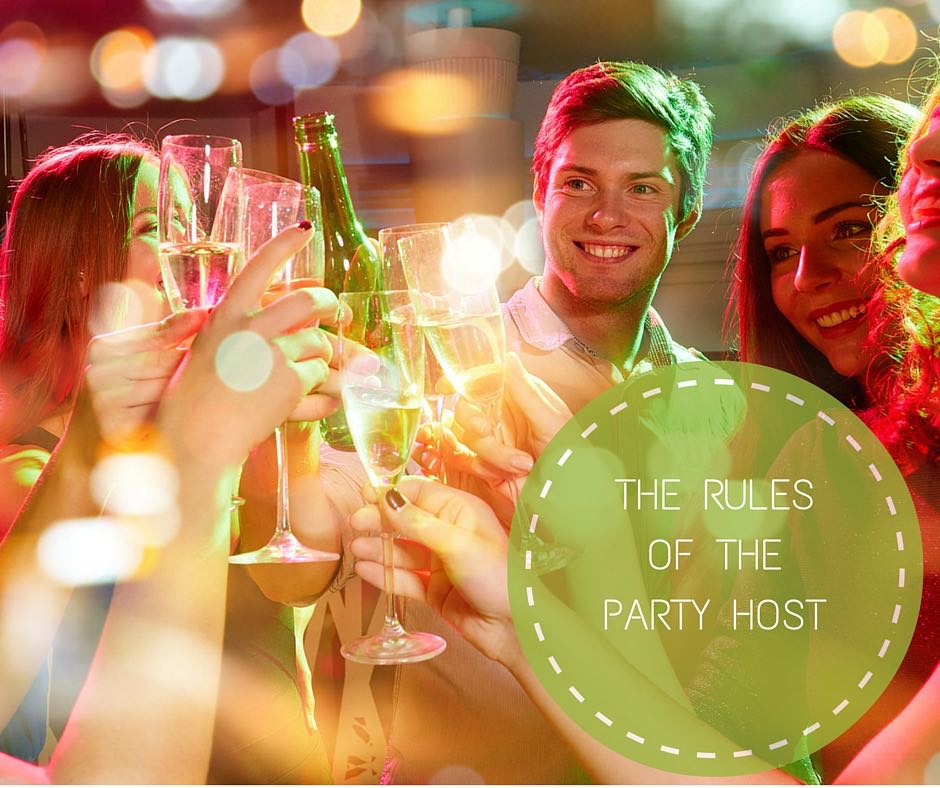 The rules of the party host